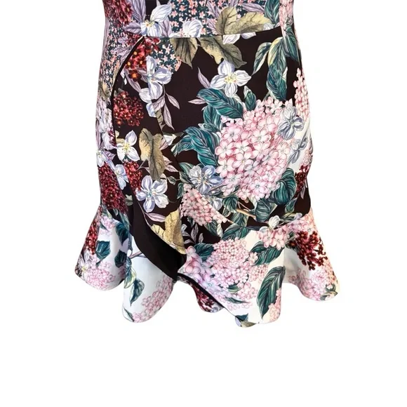 KEEPSAKE The Label Unreal Floral Print Mini Ruffle Dress,Small, Summer Girly - Picture 5 of 16